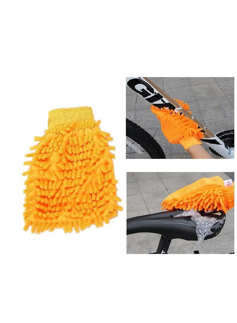 Y&D 6 in 1 Cleaning Brush Tool Kit Bike Precision Bicycle Set Chain Cycling Clean Tire Brushes Including Scrubber Suitable for Mountain Road and Folding - Image 3