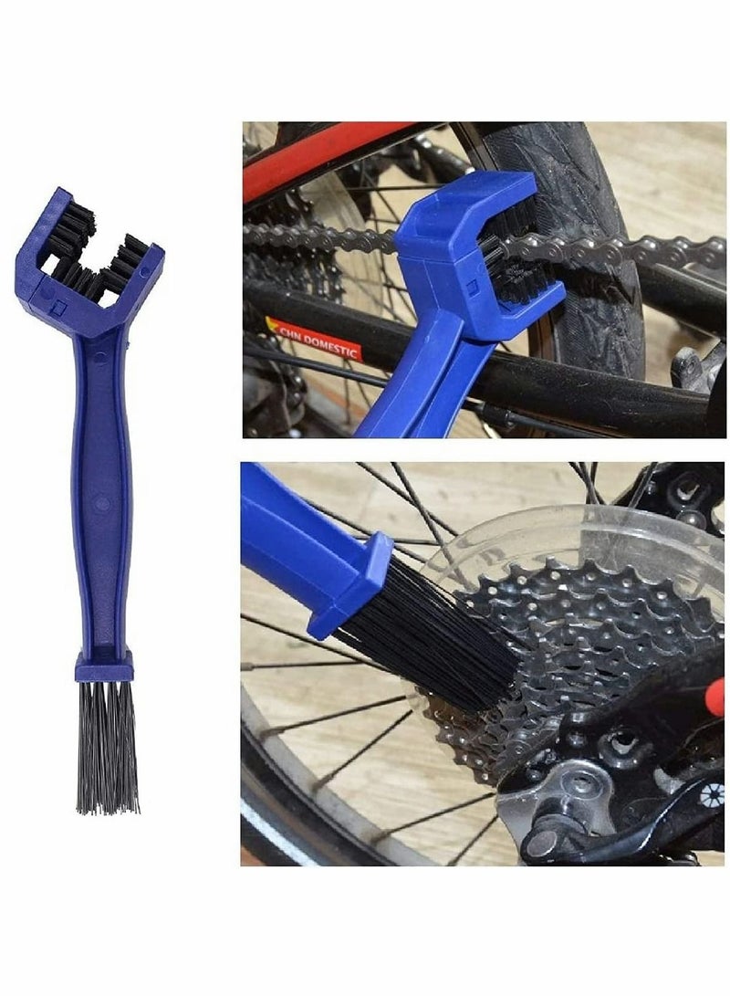 Y&D 6 in 1 Cleaning Brush Tool Kit Bike Precision Bicycle Set Chain Cycling Clean Tire Brushes Including Scrubber Suitable for Mountain Road and Folding - Image 4
