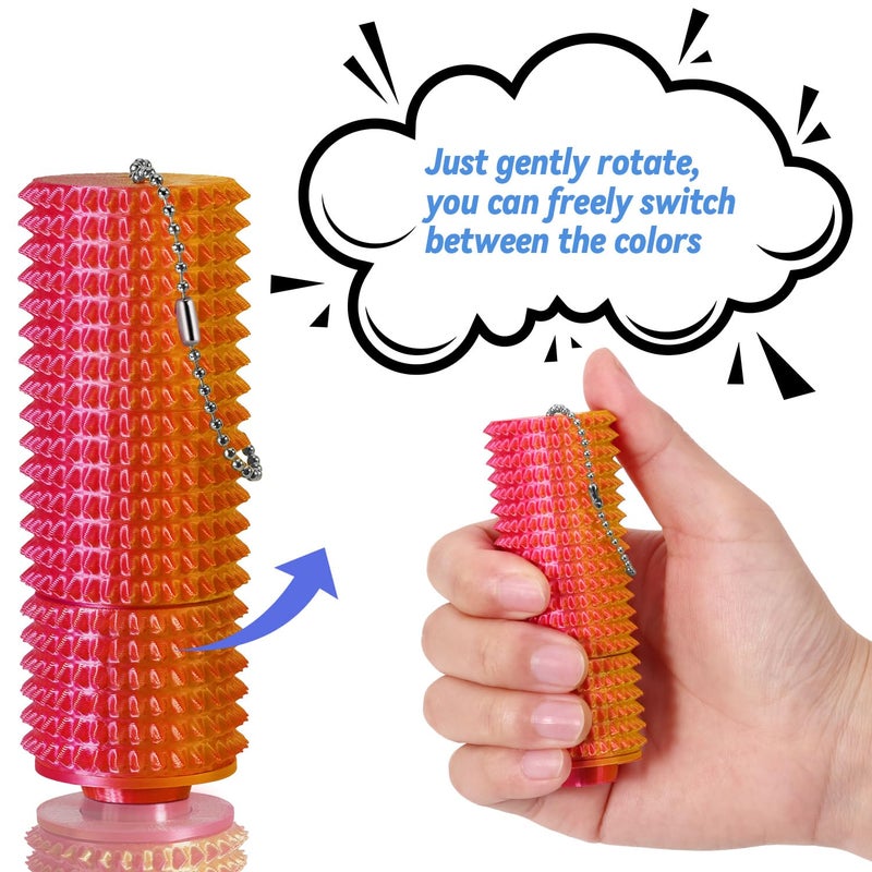 SASBSC 3PCS Little Ouchies Pain Fidget, Pocket Fidget Toys for Adult, 3D Printed Mini Pain Stim Tool Design for Anxiety, Focus&Stress, Spiky Sensory Toys Stress Relief Gifts for Office, Travel - Image 4