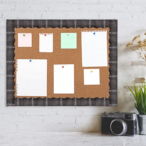 AWIZOM 99 Feet Black Wood Bulletin Board Border 3 Rolls Black Scalloped Borders Trim Decorative Classroom Bulletin Board Rolled Trim Back to School Decoration for Home Classroom School Office Decoration - Image 5