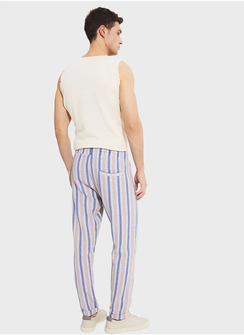 جون Striped Trousers