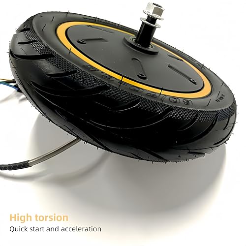KZU 350W Electric Scooter Hub Motor Compatible with Ninebot MAX G30, 10 Inch Rear Wheel Scooter Motor, Electric High-Torsion Waterproof Scooter Motor Kit - Image 5