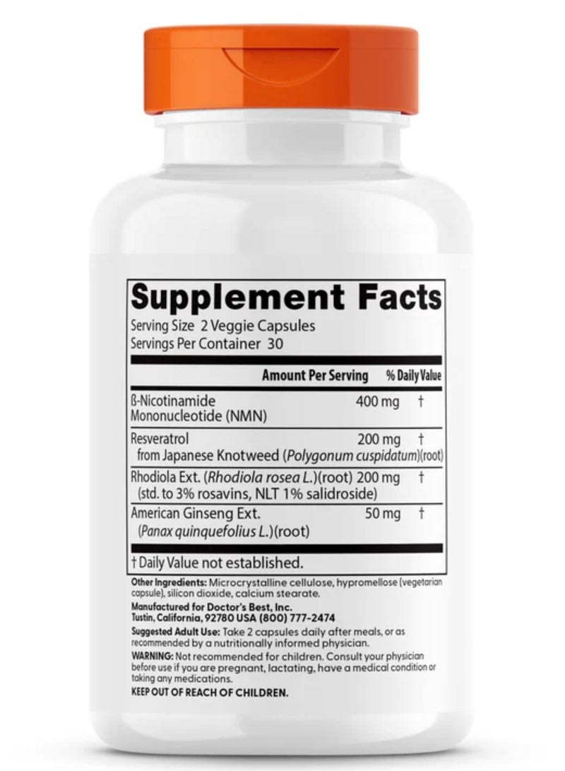 Doctor's BEST NMN +400mg60VC  - Image 2
