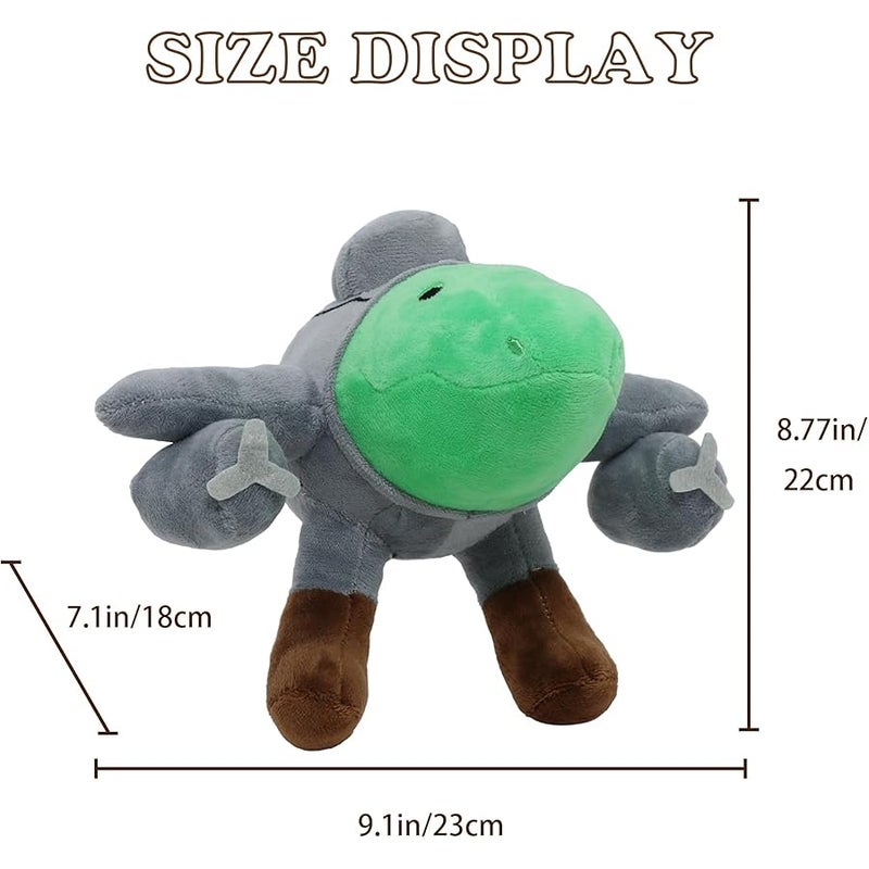 TBKETR Italian Brainrot,Tung Tung Tung Sahur Plushies Toy 19inch for Fans Gift, Soft Stuffed Animal Pillow for Home Kids' Bedroom Decor, Birthday  Choice for Boys Girls (Crocodile Plane) - Image 2