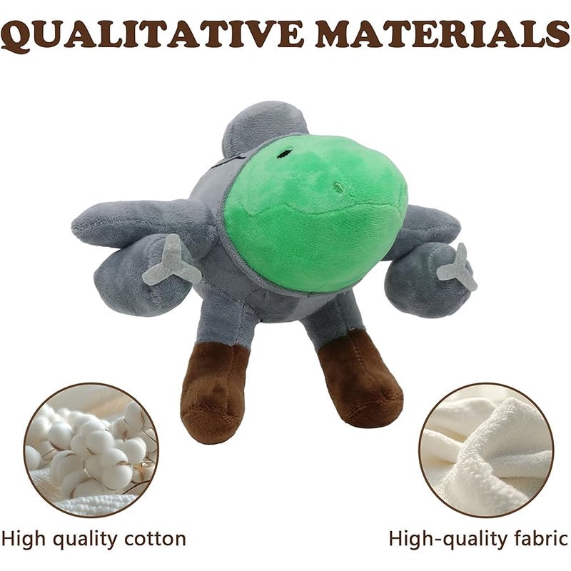 TBKETR Italian Brainrot,Tung Tung Tung Sahur Plushies Toy 19inch for Fans Gift, Soft Stuffed Animal Pillow for Home Kids' Bedroom Decor, Birthday  Choice for Boys Girls (Crocodile Plane) - Image 3