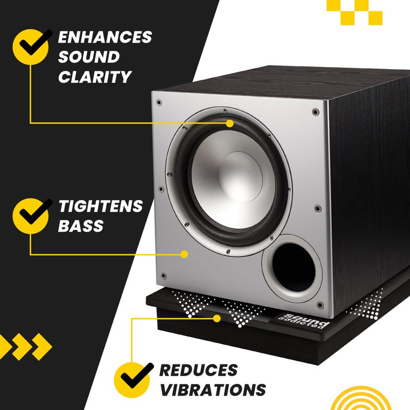Sound Addicted VibeBoss P10 - Acoustic Isolation Platform Suitable for 8-10 inches Subwoofers (13.7'' x 15.7'' x 2.5'') - Image 3