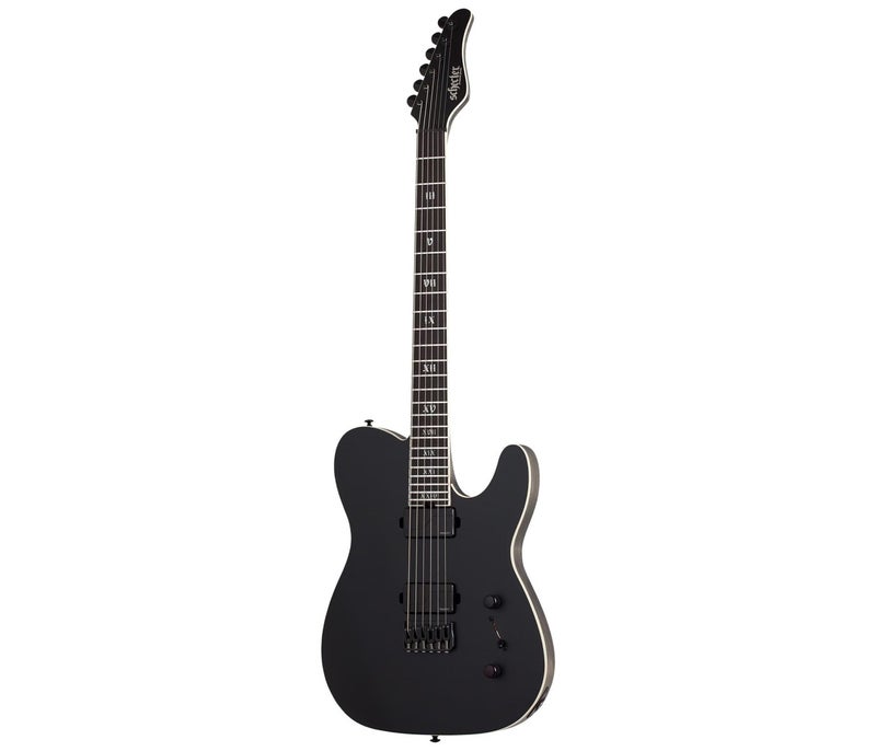 Schecter جيتار كهربائي شيكتر 1342 PT SLS Elite Evil Twin - أسود ساتان - Image 2