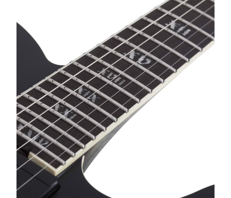 Schecter جيتار كهربائي شيكتر 1342 PT SLS Elite Evil Twin - أسود ساتان - Image 5