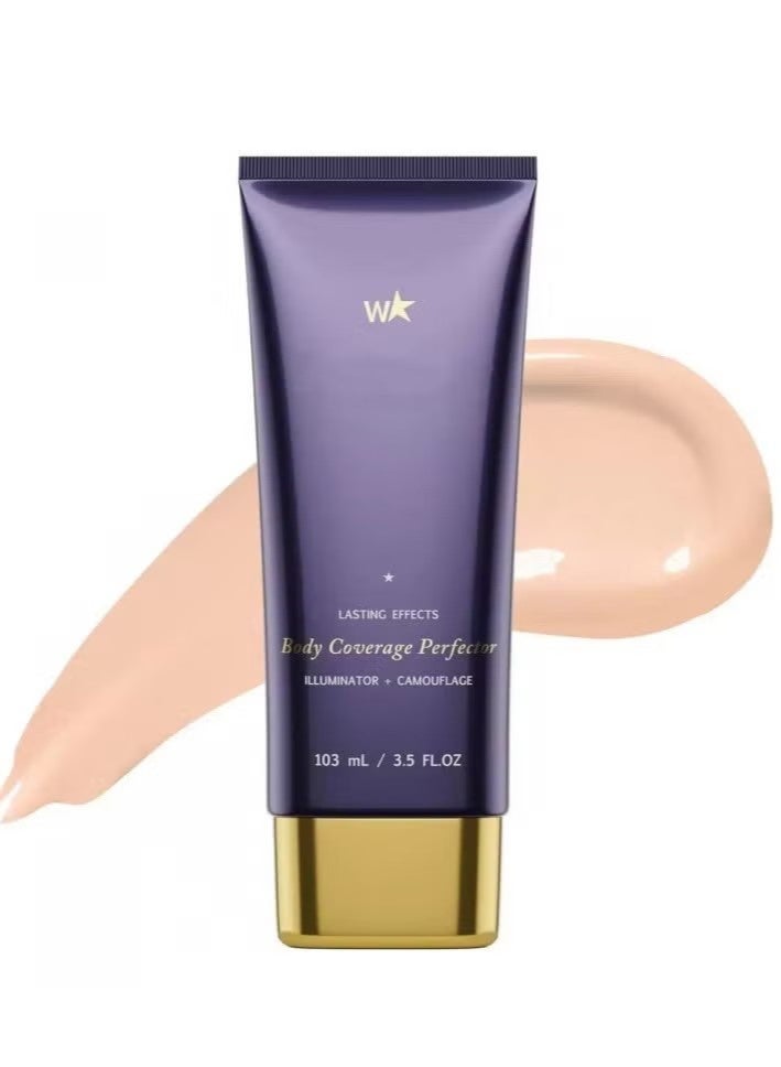 Westmore Beauty Body Coverage Perfector 3.5 Oz (Light Radiance) - Leg Makeup, Body Makeup, Tattoo Cover Up Makeup Waterproof And Sweat Proof - Image 1