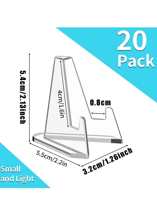 حامل عرض بطاقات مكون من 20 قطعة، لبطاقات التحدي المصنفة، وبطاقات التداول، وبطاقات PSA، وبطاقات البيسبول - Image 2