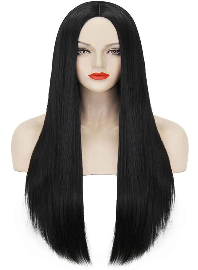 14" Straight Long Hair Wig Extention - Image 1