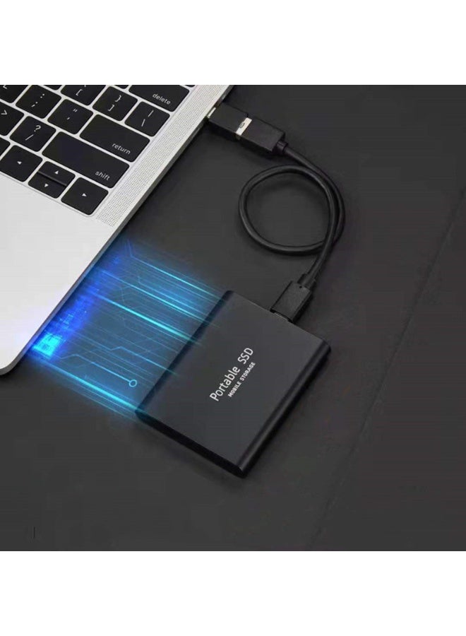 2TB Portable External Hard Drive, Mini SSD Hard Drives,Solid State External Drives,Computer Backup Drive,USB 3.1 to Type-C Support Data Storage Transfer for Windows XP PC Laptop and Mac(Black) - Image 5
