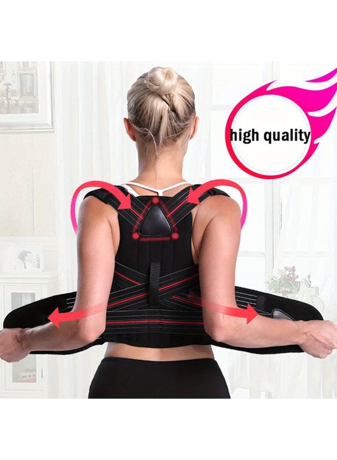 Adjustable Breathable Upper Back Support Neck Shoulder Brace For Men And Women Size XXL - Image 5