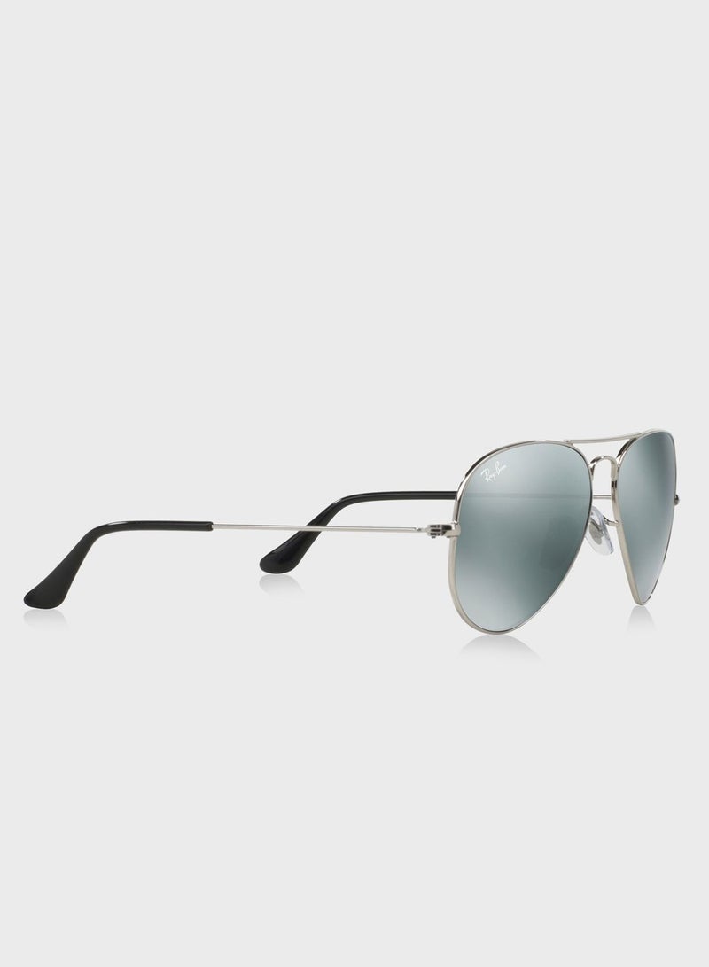 Ray-Ban 0Rb3025 Aviator Large Metal Sunglasses - Image 2