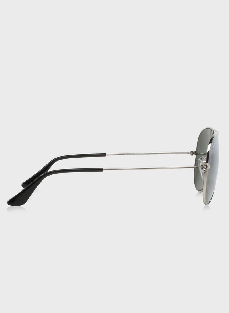 Ray-Ban 0Rb3025 Aviator Large Metal Sunglasses - Image 3