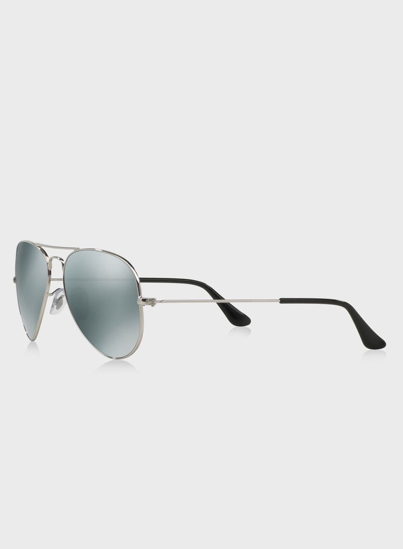 Ray-Ban 0Rb3025 Aviator Large Metal Sunglasses - Image 5