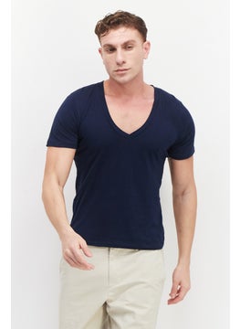 YOTO Men 2Pcs V-Neck Short Sleeve Solid T-Shirt, White  - Image 3