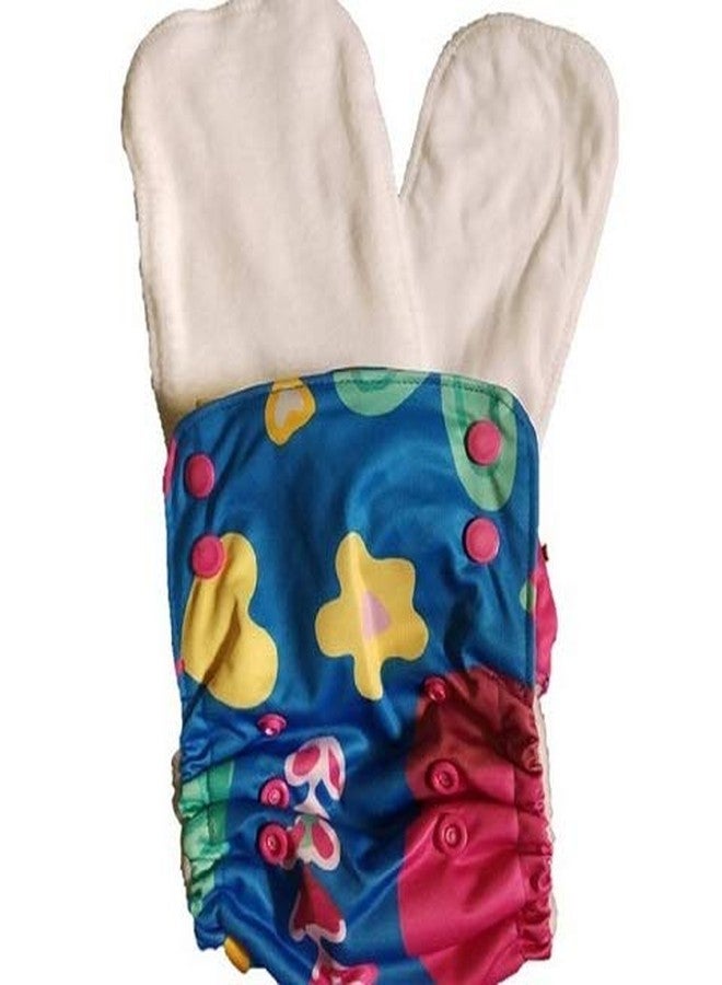 Kindermum Nano AIO All-in-One Cloth Diaper | Random Jungle Print | Freesize Adjustable Diaper for 3 Months to 4 Years | With GOTS Certified 100% Organic Cotton Inserts | Reusable & Washable (5-17 kg) - Image 1