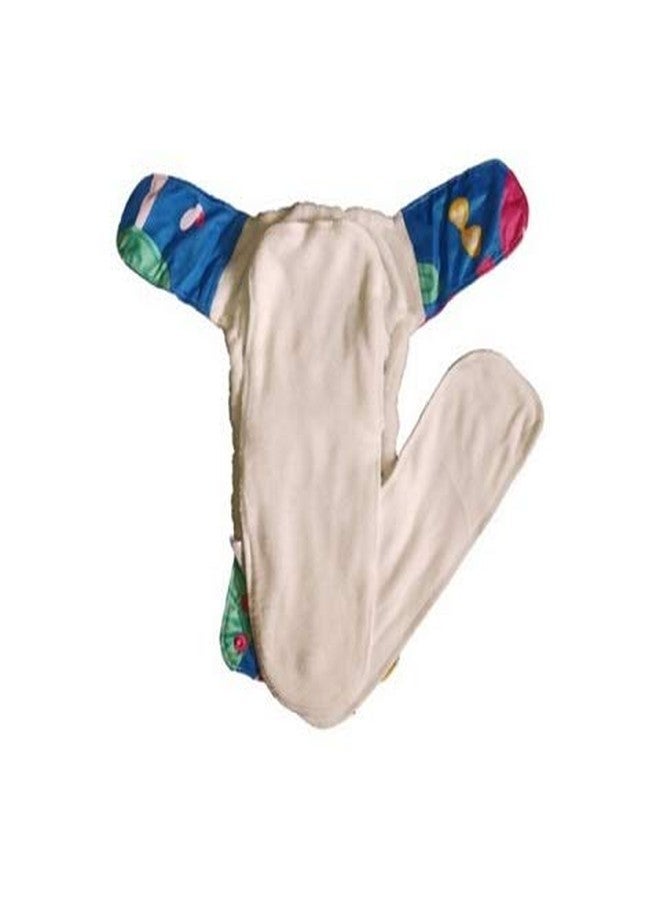 Kindermum Nano AIO All-in-One Cloth Diaper | Random Jungle Print | Freesize Adjustable Diaper for 3 Months to 4 Years | With GOTS Certified 100% Organic Cotton Inserts | Reusable & Washable (5-17 kg) - Image 3