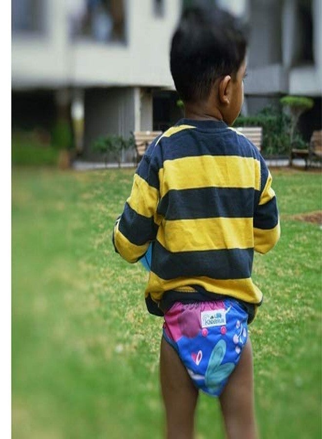 Kindermum Nano AIO All-in-One Cloth Diaper | Random Jungle Print | Freesize Adjustable Diaper for 3 Months to 4 Years | With GOTS Certified 100% Organic Cotton Inserts | Reusable & Washable (5-17 kg) - Image 2