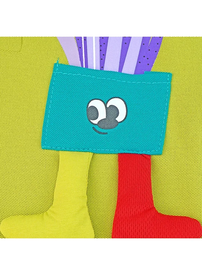 LITTLE SURPRISE BOX Green French Fries Themed 2 Pcs Shorts Set For Toddlers And Kids
