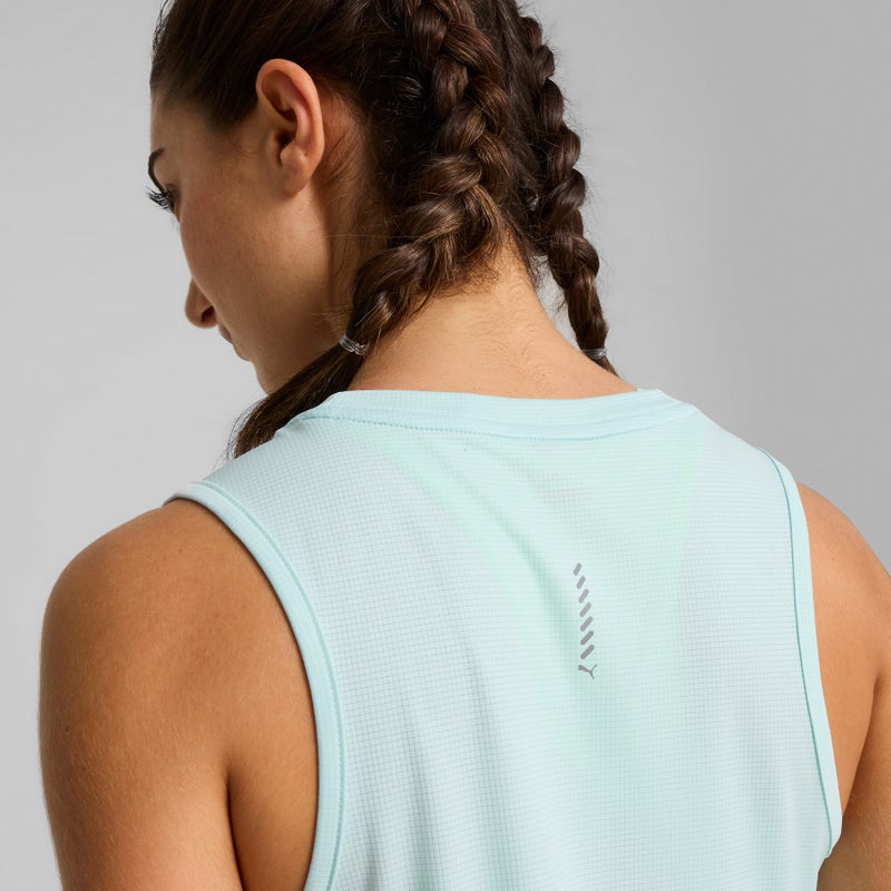 PUMA RUN FAVOURITE Womens Blue Running Tank Top - Image 2