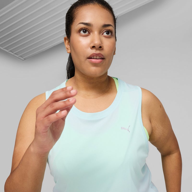 PUMA RUN FAVOURITE Womens Blue Running Tank Top - Image 5