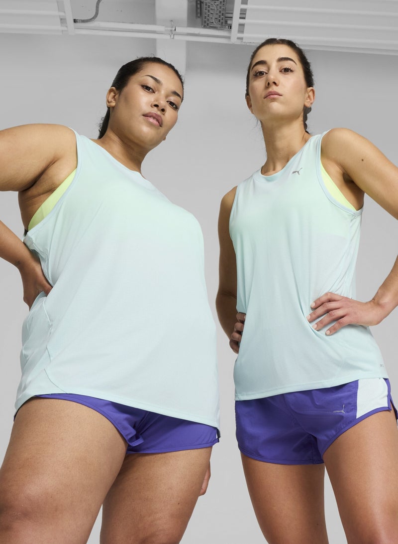 PUMA RUN FAVOURITE Womens Blue Running Tank Top - Image 1