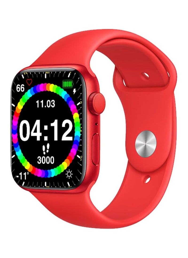 Xcell - Xcell G7 Talk Smart watch, Heart Rate/Blood Pressure/Oxygen Level Monitoring, Receive & Make Calls,Water Resistance: IP67, 1 Week Battery Life, Compatibility: IOS/Android-Red - Image 1