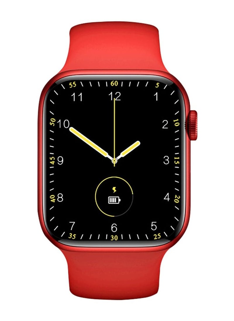 Xcell - Xcell G7 Talk Smart watch, Heart Rate/Blood Pressure/Oxygen Level Monitoring, Receive & Make Calls,Water Resistance: IP67, 1 Week Battery Life, Compatibility: IOS/Android-Red - Image 1