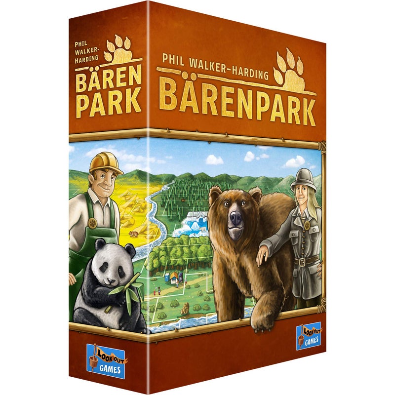 Brenpark Board Game Tile Placement Strategy Game Fun Zoo Animal Themed Puzzle Game for Adults and Kids Ages 8 24 Players Average Playtime 3045 Minutes Made by Lookout Games