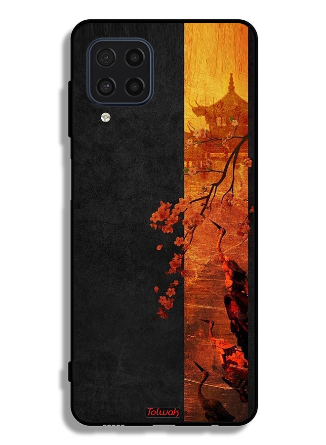 Tolwak Samsung Galaxy M32 4G Protective Case Cover Autumn Colors Art - Image 2