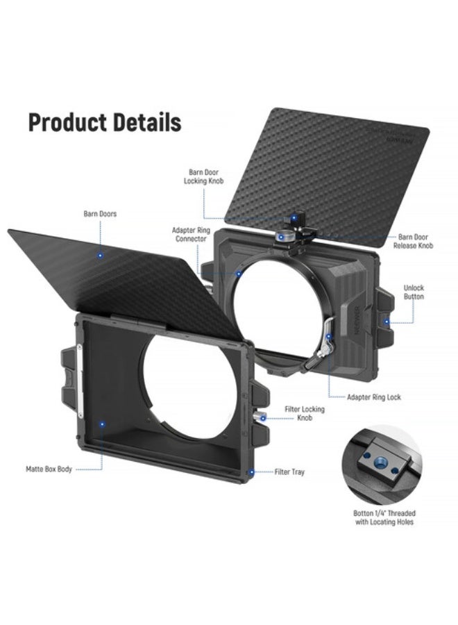 نيوير PG002 Mini Matte Box - Image 5