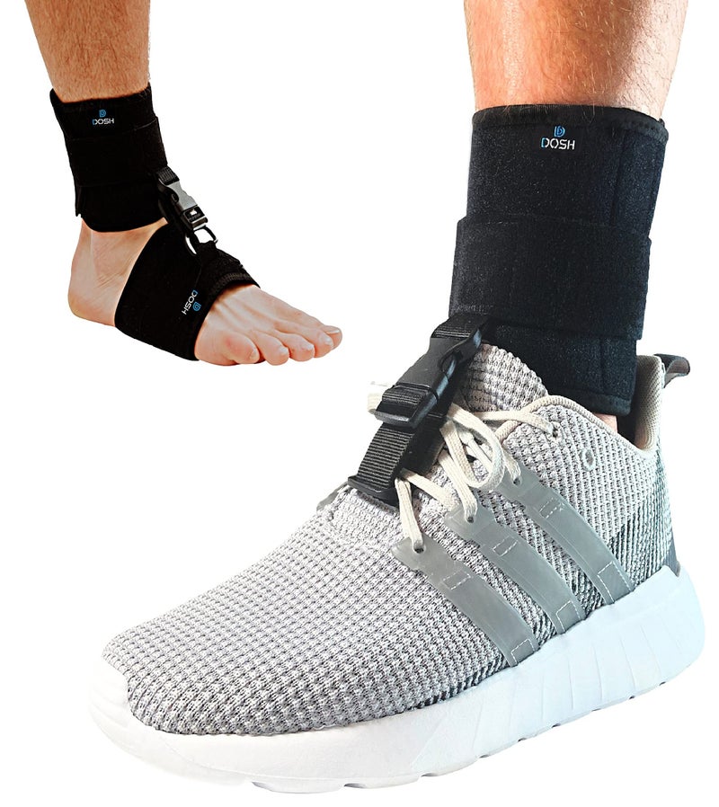 Dosh AFO Foot Drop Brace - Drop Foot Brace for Walking - AFO - Unisex (Black) - Image 1
