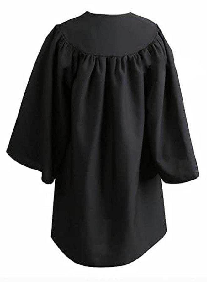 Nic Convocation Graduation Gown Costume Dress for Kids Complete Set (Gown,Cap) Black (5-6 YEARS) - Image 3