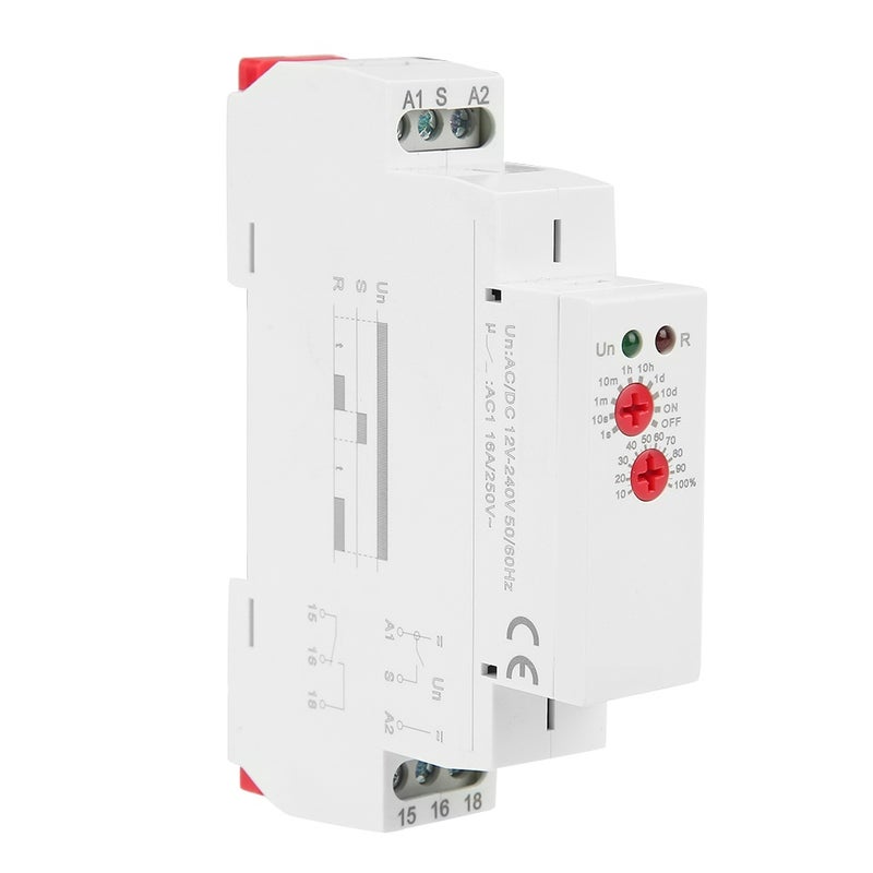 GRT8-A1 Mini Power On Delay Time Relay DIN Rail Type AC/DC 12V~240V - Image 1