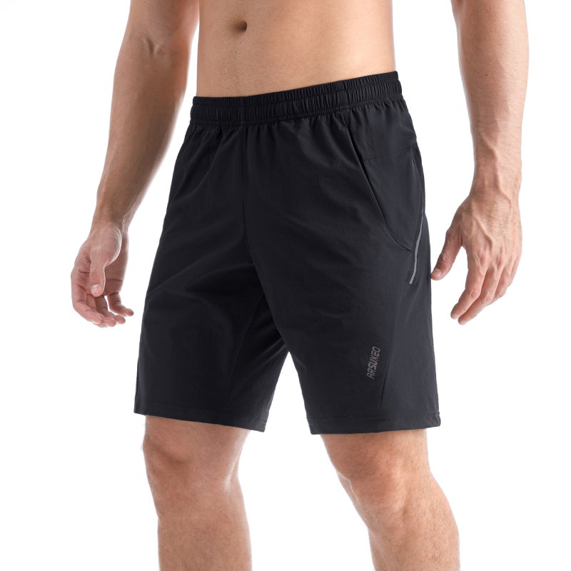 ARSUXEO Men's Cycling Shorts with Detachable Padded Liner - Image 3