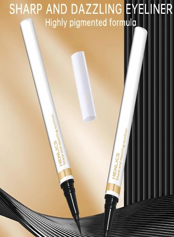 Henlics Paris Sharp and Dazzling Eyeliner - 24 Hr Waterproof Eyeliner - Image 2