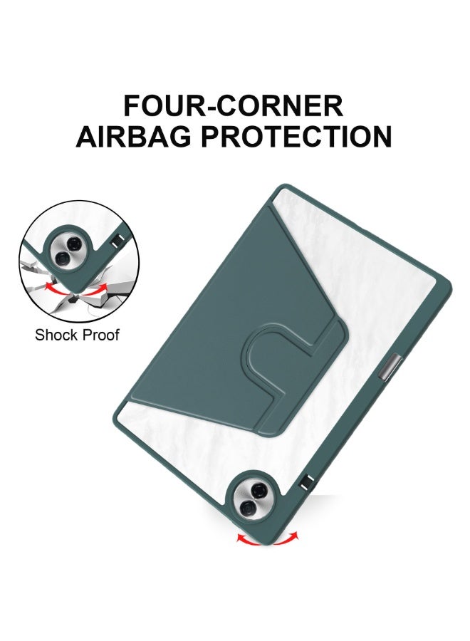 عام غطاء دوّار لهونر باد 10 مقاس 12.1 إنش مع حامل أسطواني للقلم - حافظة واقية دوارة 360 درجة بغطاء فوليو صلب رقيق، خلفية شفافة مع خاصية التشغيل/الإيقاف التلقائي - Image 5