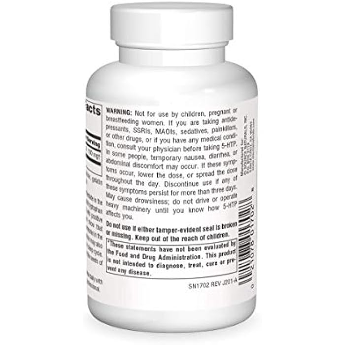Source Naturals Serene Science 5-HTP - Balanced Mood* - 50 mg - 120 Capsules - Image 2