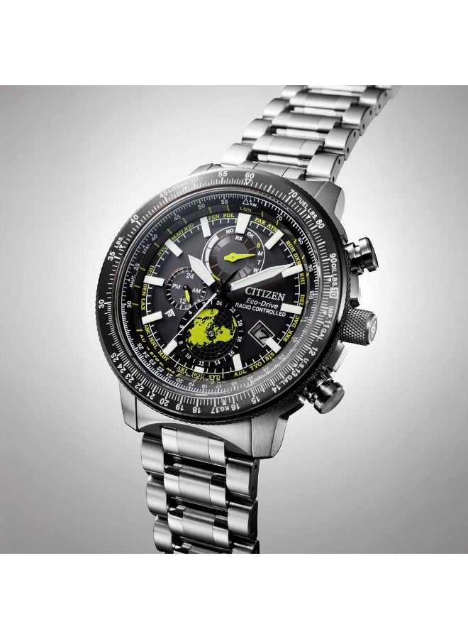 CITIZEN Citizen Promaster BY3006-53E Men’s Watch, Satellite Wave GPS Black Dial 46mm 200M WR Eco-Drive - Image 1