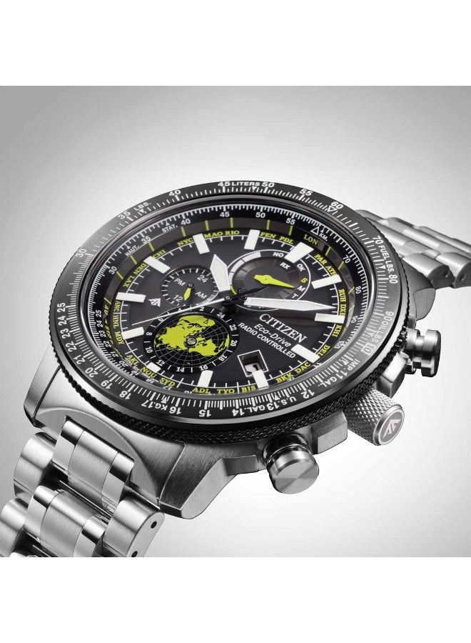 CITIZEN Citizen Promaster BY3006-53E Men’s Watch, Satellite Wave GPS Black Dial 46mm 200M WR Eco-Drive - Image 2
