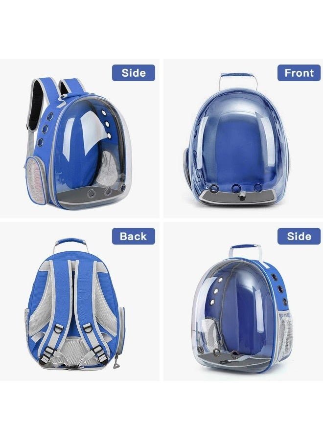Pet Carrier Backpack, Transparent Bubble Design, Breathable Mesh Ventilation, 4 Colours Available - Image 3