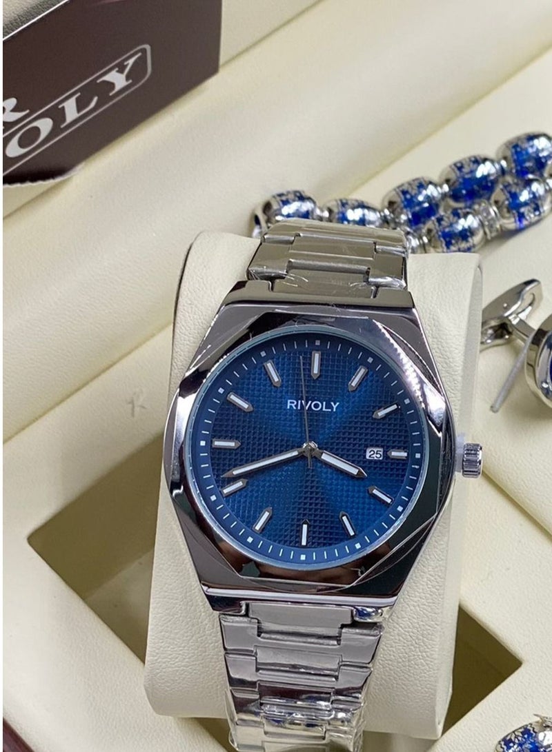 ريفولي طقم ساعة رجالية من 4 قطع - Image 2