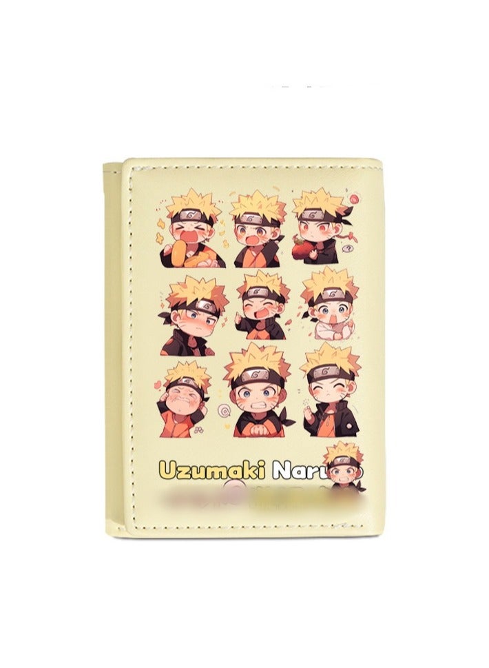 KUYING New Naruto Printed Waterproof Wallet 