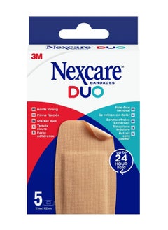 Nexcare 3M Plaster Duo، حتى 24 عقدة - 5 قطع  - Image 1