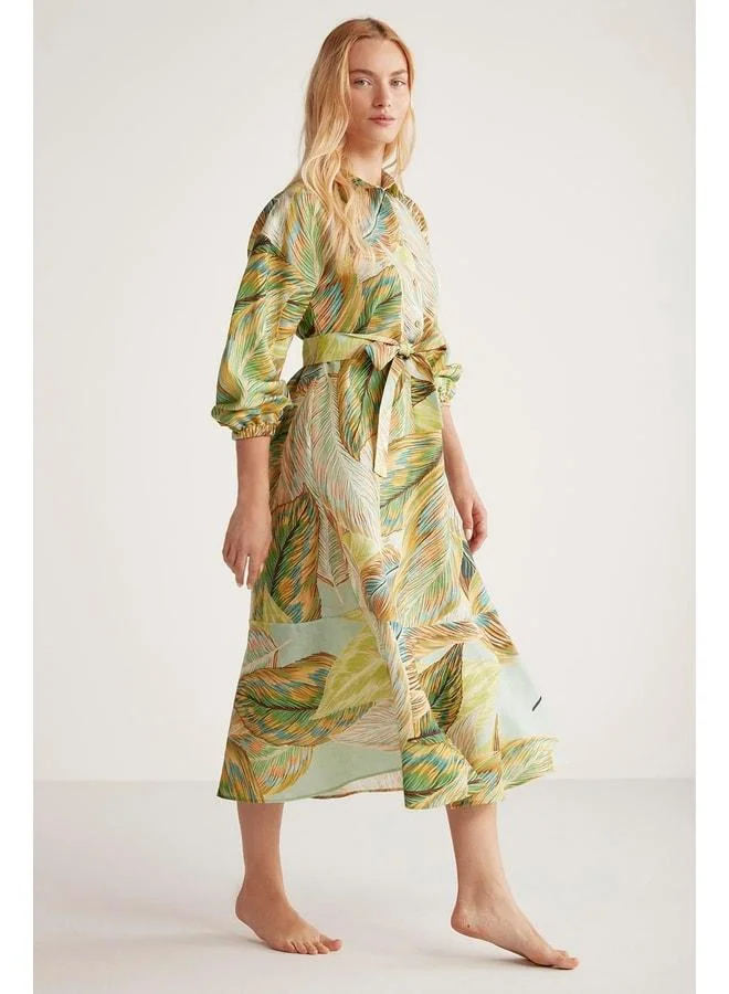 Penye Mood Lux Mood Patterned Dress