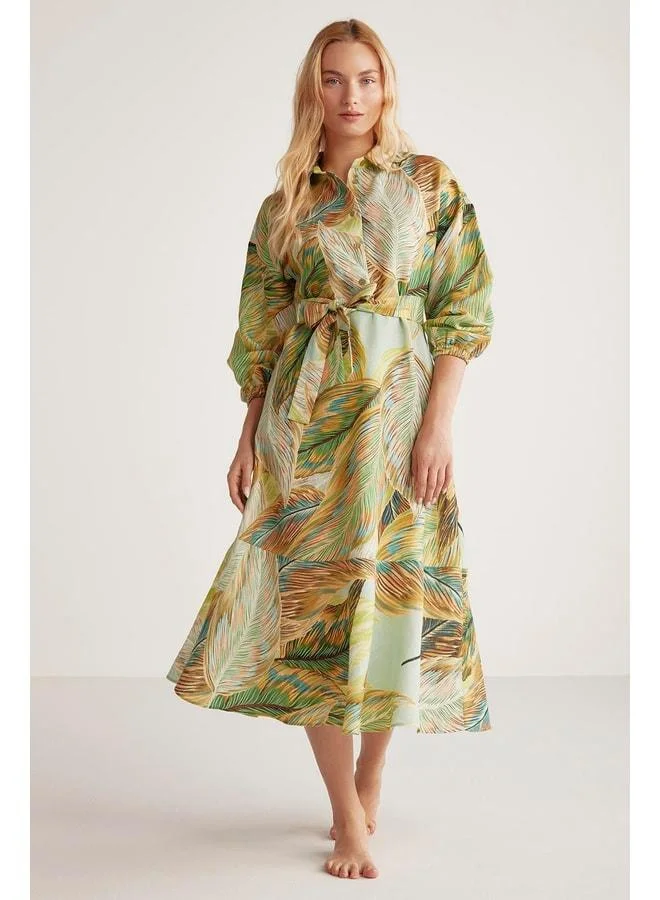Penye Mood Lux Mood Patterned Dress