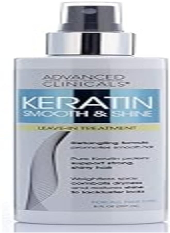 Advanced Clinicals Advanced Clinicals Keratin Smooth & Shine Leave-In Treatment (237ml) 