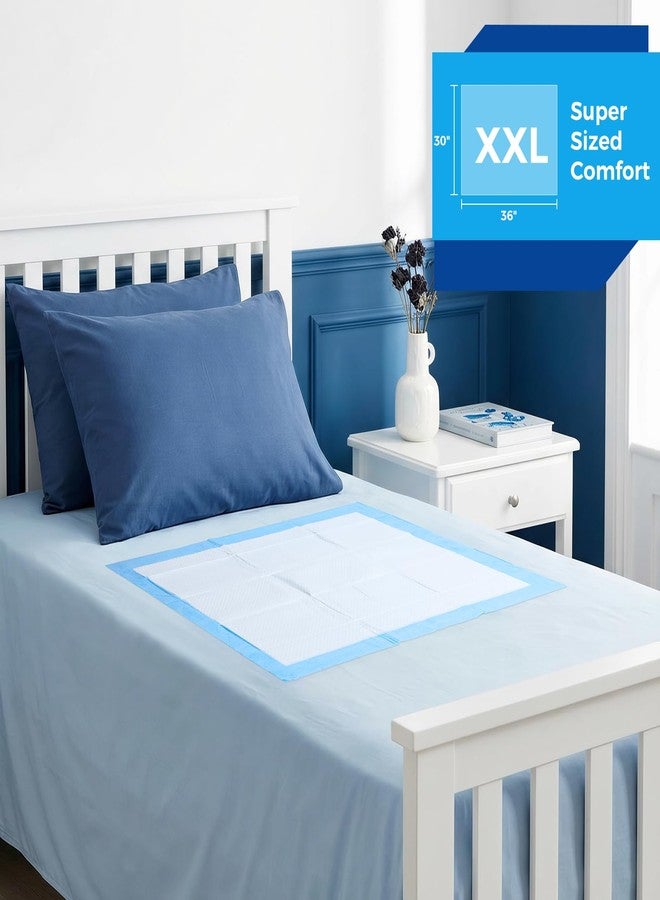 Snuvid 50 Pack Super Absorbent Disposable Bed Pads for Adult (30" x 36") - Ultra Thick Leakproof Chucks Underpads for Incontinence Adults, Seniors & Pets - Image 5